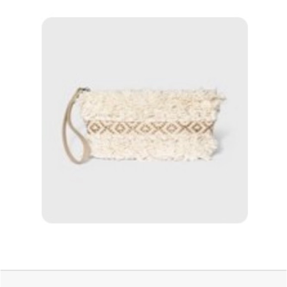 Universal thread jacquard print handloom pouch clutch - Picture 6 of 6